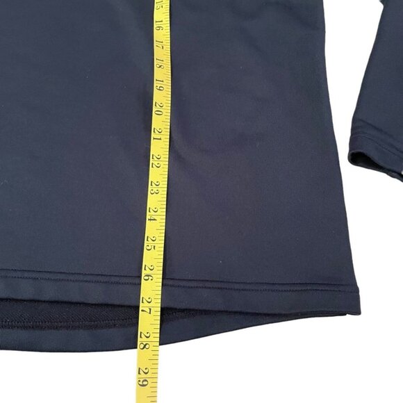 Under Armour 1/4 Zip Pullover Men’s Size Large Black Loose Fit Company Log - Picture 4 of 5